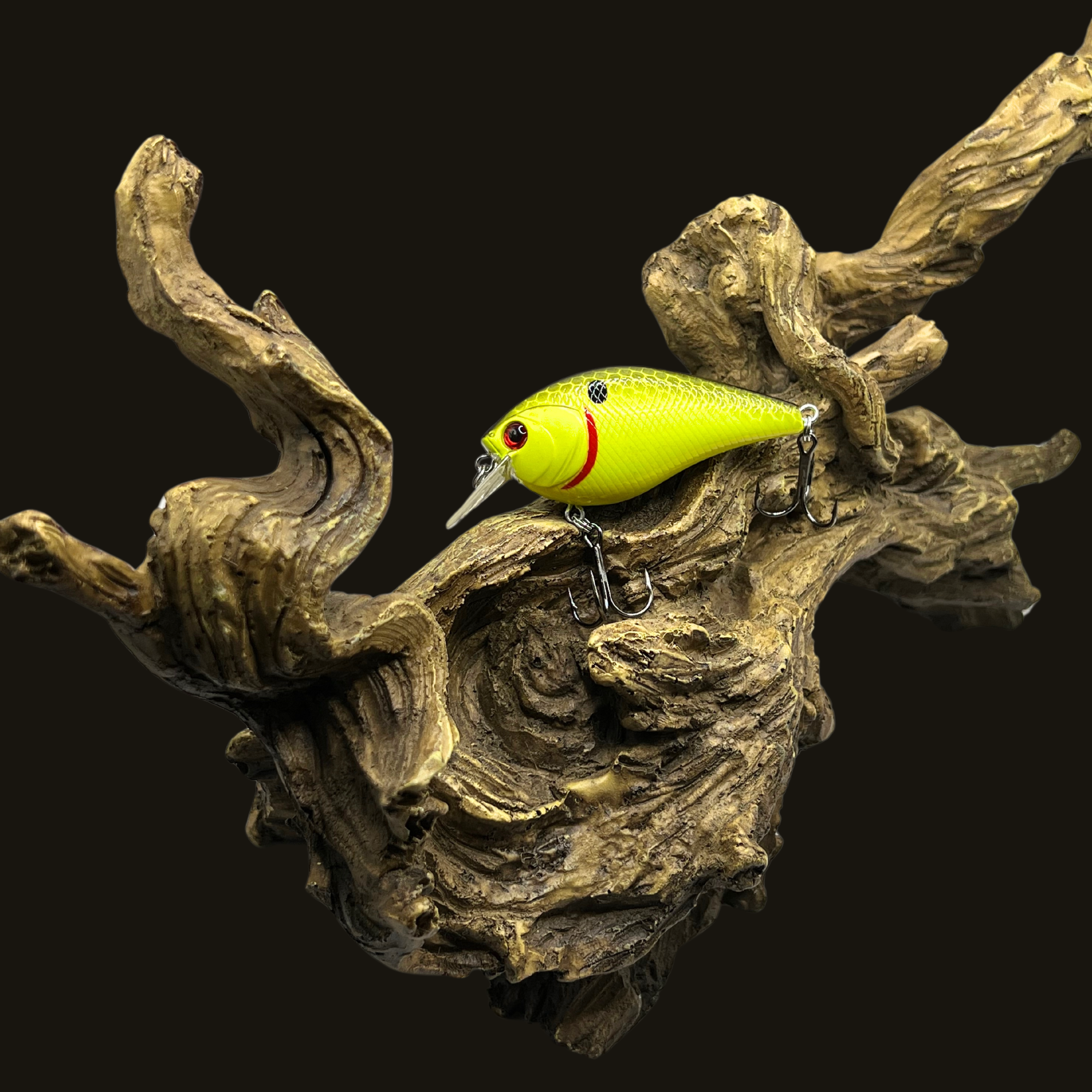 Fishkool's Cory Hasler Signature Series | Chartreuse Black Crankbait