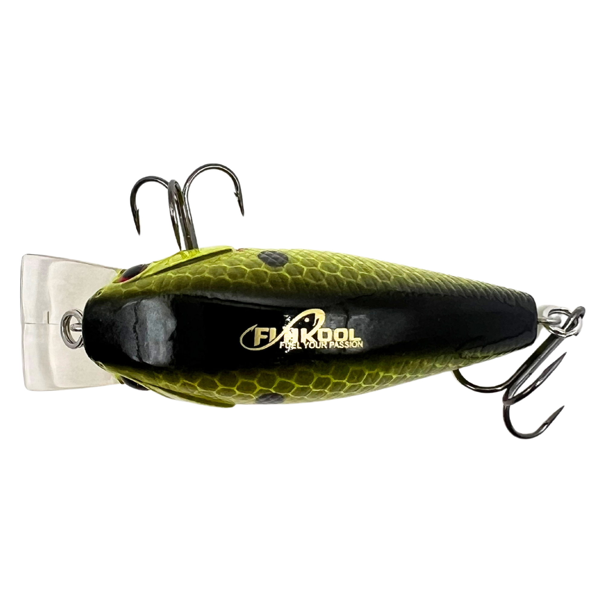 Fishkool's Cory Hasler Signature Series | Chartreuse Black Crankbait