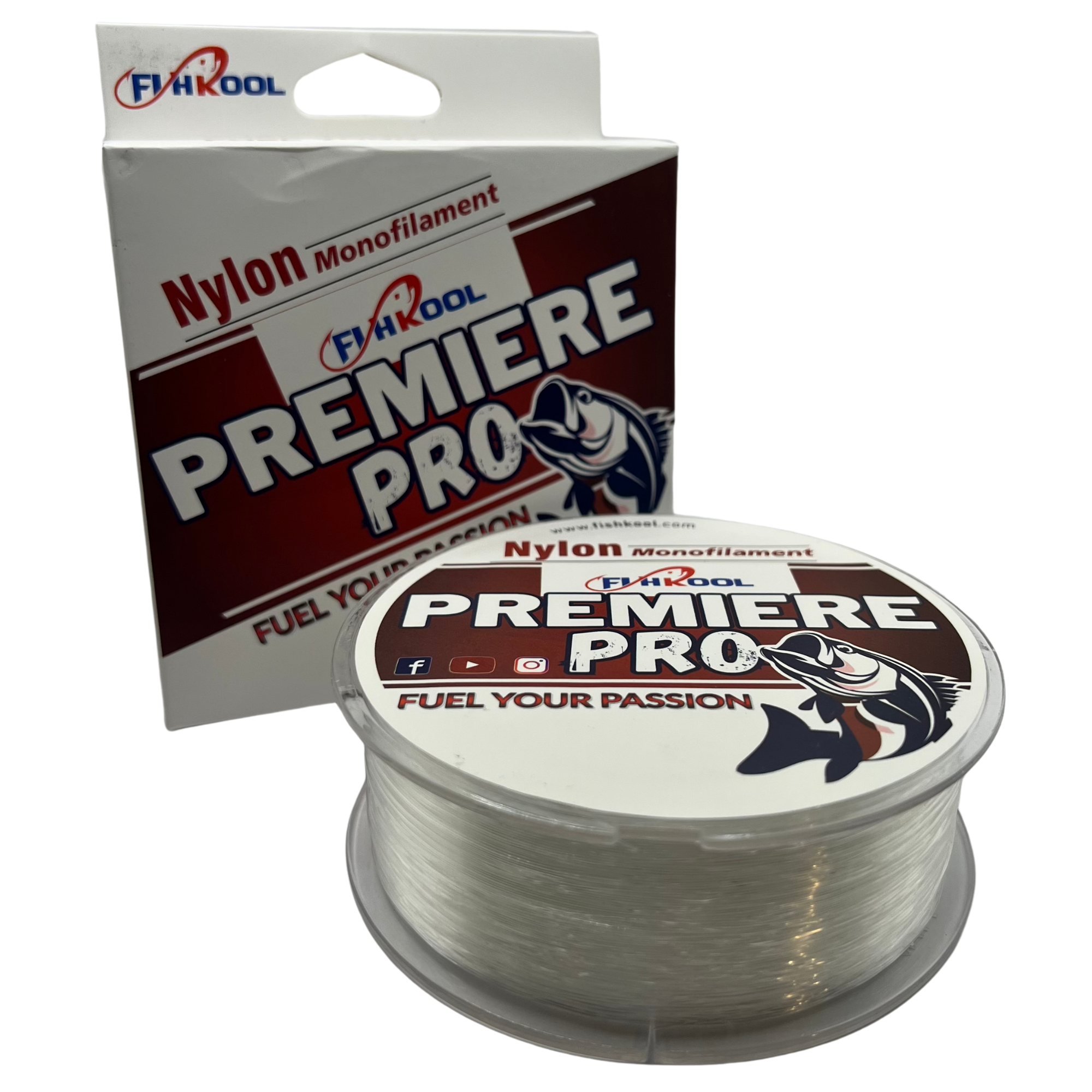 Fishkool Super Strong and Soft Nylon Monofilament Fishing Line